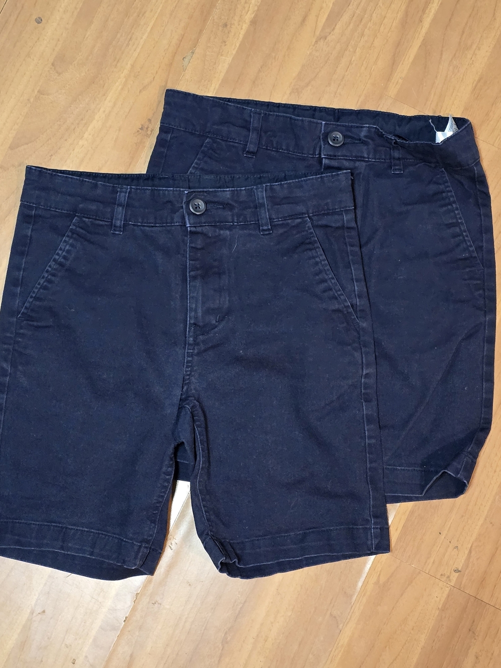 Old Navy Navy Kids Flat-Front Shorts